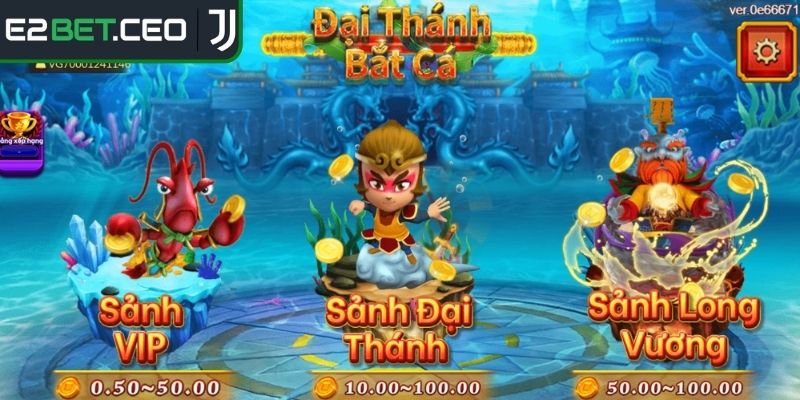 Khám phá đôi nét về game đại thánh bắt cá E2Bet
