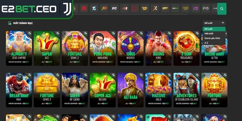 Giới thiệu tổng quan về Nổ hũ Jili E2BET
