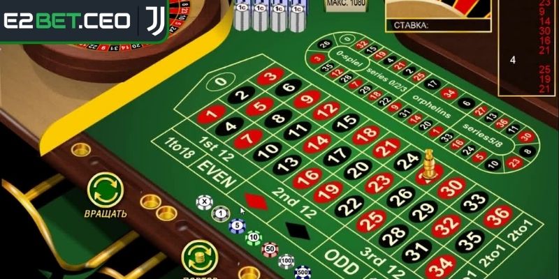 Tổng quan thế giới Roulette online E2BET 