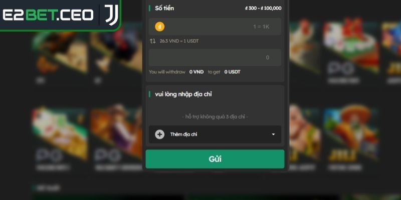 Thế mạnh vượt trội khi rút tiền E2Bet
