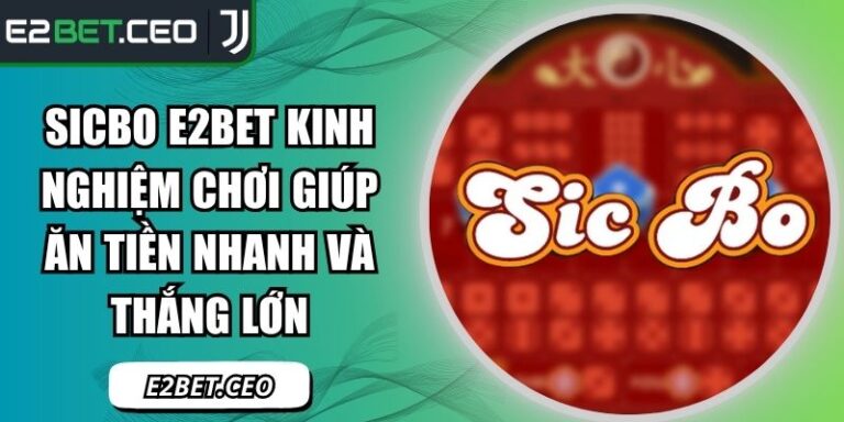 Sicbo E2BET
